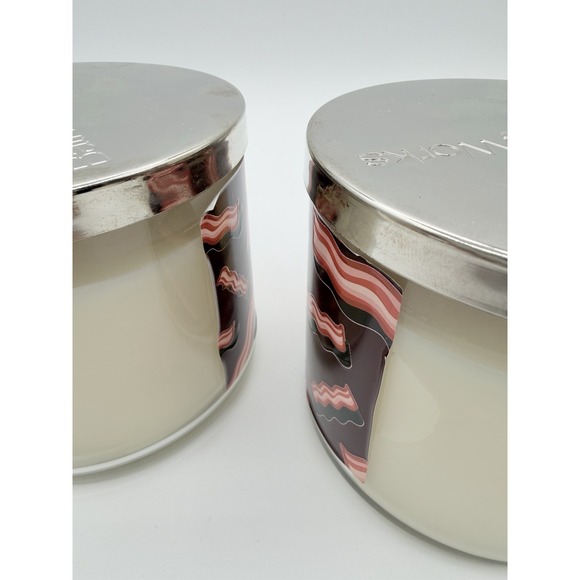 (3) Bath & Body Works CANDIED MAPLE BACON Candles 14.5 oz 3-Wick LE - Picture 5 of 6